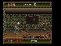 une photo d'Ã©cran de Splatterhouse sur FM TOWNS Marty